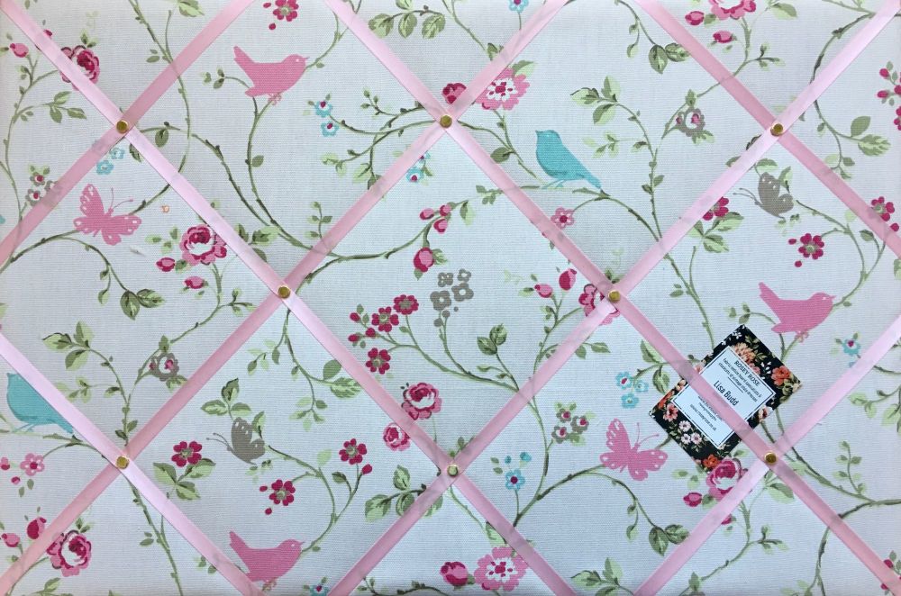 Custom Handmade Bespoke Fabric Pin / Memo / Notice / Photo Cork Memo Board