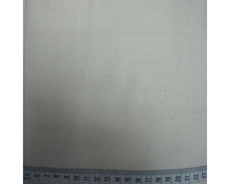 Plain Cream Natural Cotton Calico Fabric 63 inch By The Per Metre