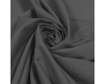Plain Polycotton 80/20 Fabric 44 inch By The Metre Dark Charcoal Grey FREE DELIVERY