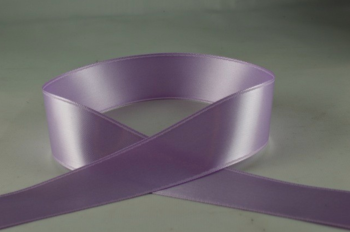 Double Sided Satin Ribbon 10mm 25 Metre Reel Or By The Metre in Lilac 40