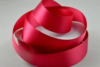 Double Sided Satin Ribbon 10mm 25 Metre Reel Or By The Metre in Pink