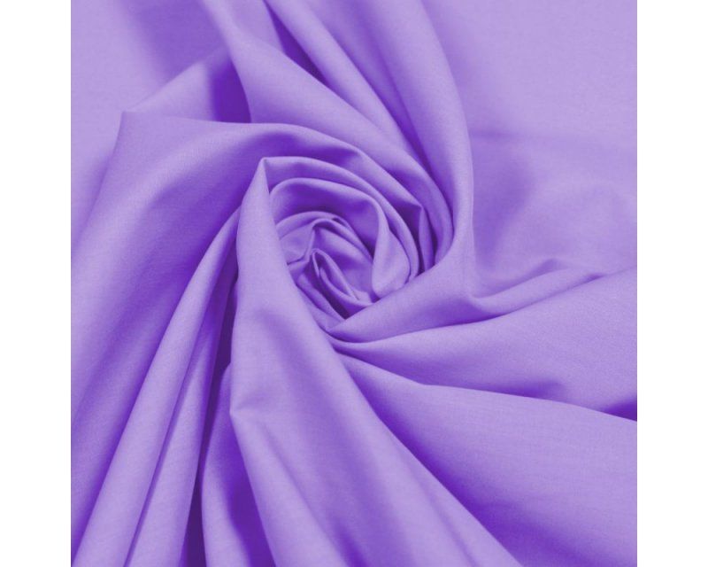 Plain Polycotton Fabric 44 inch By The Metre Violet