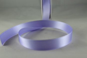 Double Sided Satin Ribbon 7mm 25 Metre Reel Or By The Metre in Light Lilac No 41