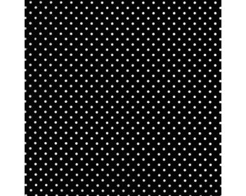 Sally Polycotton 65/35 Navy White Pin Spot Polka 44" By The Metre FREE DELIVERY