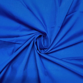 Plain 80/20 Polycotton Fabric 112cm By The Metre Royal Blue FREE DELIVERY