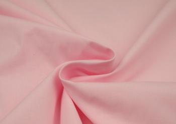 Plain 80/20 Polycotton Fabric 112cm By The Metre Baby Pink FREE DELIVERY