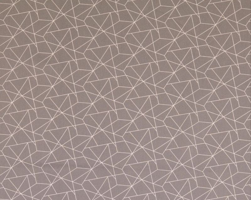 Geometric Origami Cotton Poplin Grey100% Cotton 56