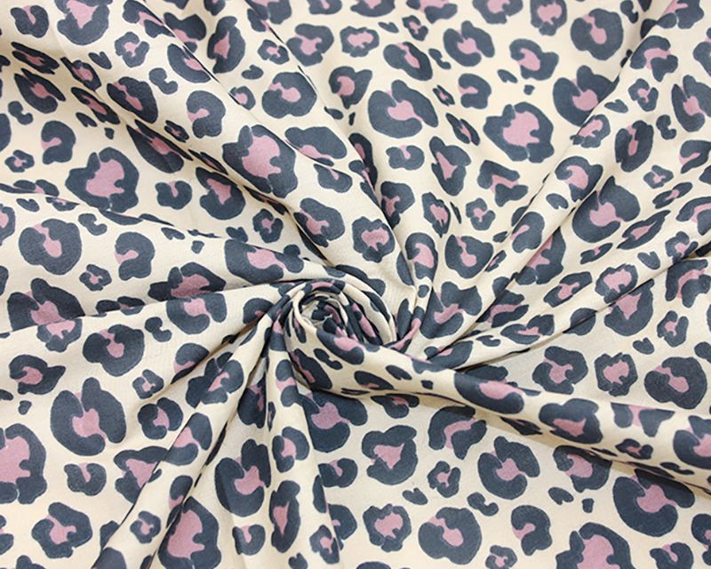 Leopard Animal Print 80/20 Polycotton Fabric 44