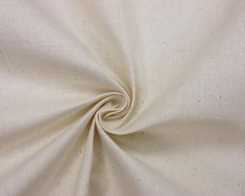 Plain Cream Natural 100% Cotton Calico Fabric 63 inch By The Per Metre FREE UK DELIVERY