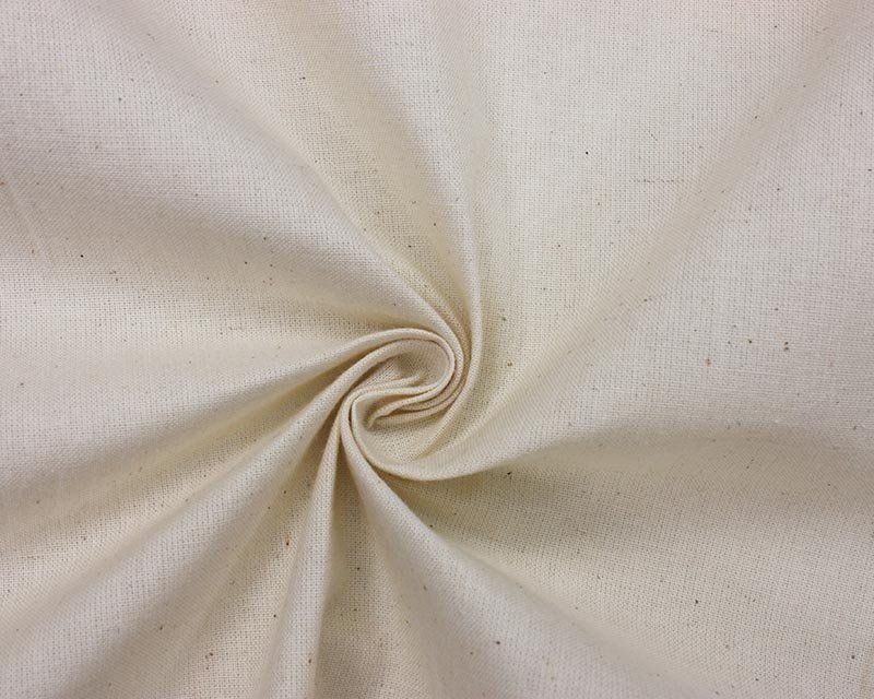 Plain Cream Natural Cotton Calico Fabric 63 inch By The Per Metre