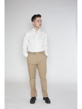 COLLECTIF Menswear Jack Smart Tailored Men's Chinos Camel