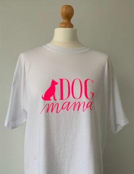 Customisable Men's / Women's T Shirt 'DOG MAMA'