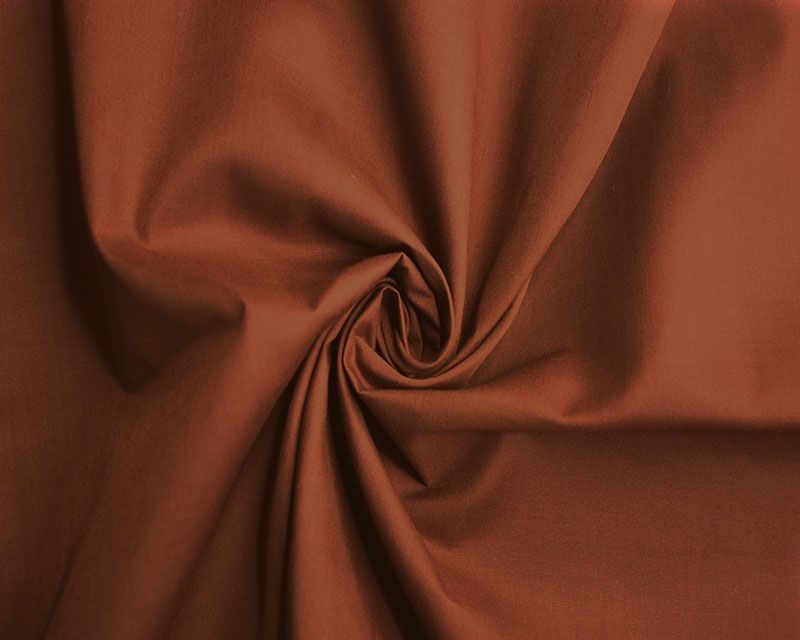 Plain Polycotton Fabric 44 inch By The Metre Chocolate Brown FREE UK DELIVE