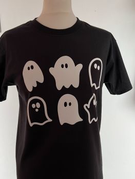 Customisable & Personalised Men's / Women's / Kid's Halloween T Shirt GHOULS AND GHOSTS