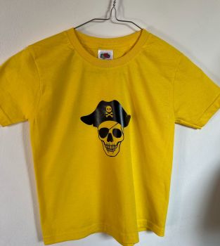 Customisable & Personalised Men's / Women's / Kid's Halloween T Shirt SKULL PIRATE