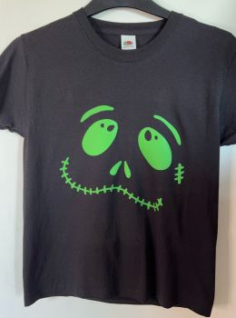 Customisable & Personalised Men's / Women's / Kid's Halloween T Shirt Monster Face