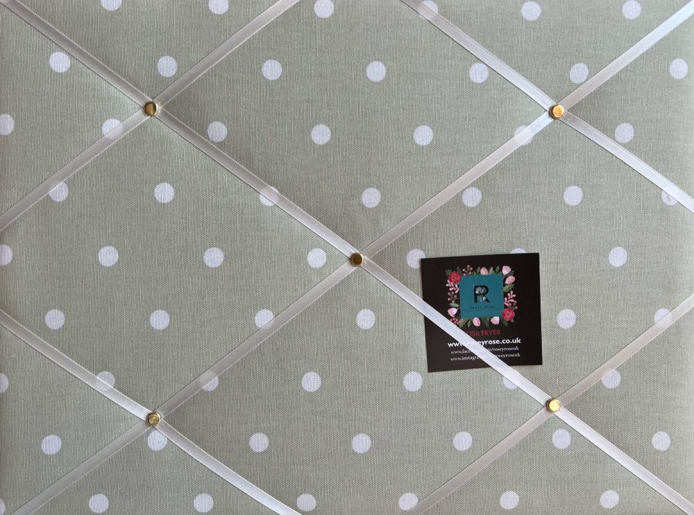 Custom Handmade Bespoke Fabric Pin Memo Notice Photo Cork Memo Board With C