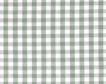 Polycotton Fabric Sage Green 1/4 Gingham Check 44 inch By The Metre FREE DELIVERY