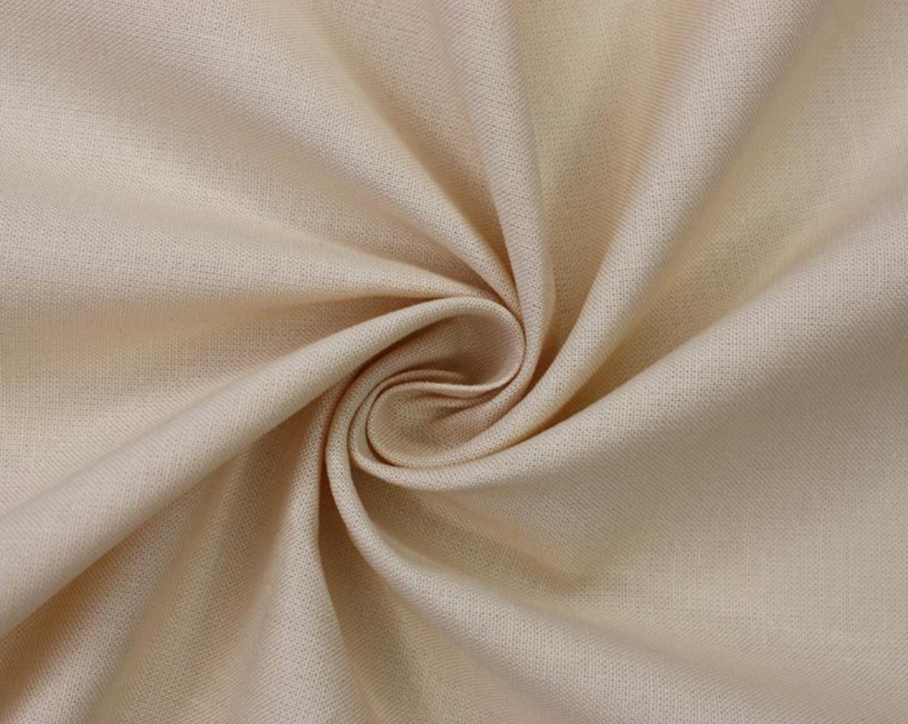 Plain Beige 100% Cotton Fabric 59