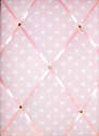 Medium 40x30cm Cath Kidston Pink Star Handcrafted Fabric Notice / Pin / Memo / Memory Board