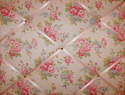 Medium 40x30cm Cath Kidston Country / Spray Flowers Handcrafted Fabric Notice / Pin / Memo / Memory Board
