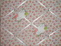 Medium 40x30cm Cath Kidston Hampton Rose Hand Crafted Fabric Notice / Pin / Memo / Memory Board