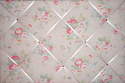 Large 60x40cm Cath Kidston Pink Trailing Floral Hand Crafted Fabric Notice / Pin / Memo / Memory Board