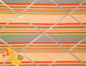 Medium 40x30cm Cath Kidston Garden Stripe Hand Crafted Fabric Notice / Pin / Memo / Memory Board