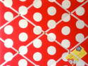 Medium 40x30cm Cath Kidston Big Red Spot Hand Crafted Fabric Notice / Pin / Memo / Memory Board