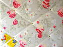 Medium 40x30cm Cath Kidston Wild Strawberry Hand Crafted Fabric Notice / Pin / Memo / Memory Board