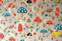 Large 60x40cm Cath Kidston Mushroom Hand Crafted Fabric Notice / Pin / Memo / Memory Board