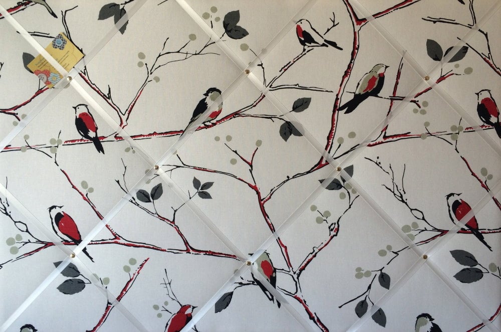 Extra Large 90x60cm Prestigious Berkeley Square Bird Hand Crafted Fabric No