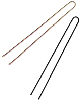 Hairtools Plain Pins Brown 3