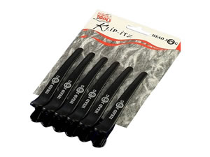 Head Jog Black KLIP-ITZ x6
