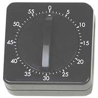 Mechanical Timer - 60Min - Black