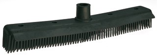 Rubber Brush with Scraper