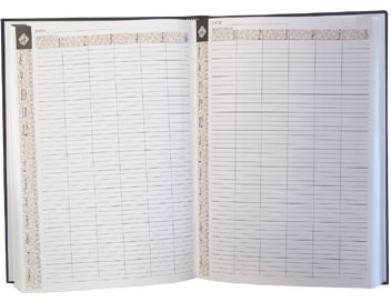 6 Column Appointment Book - Hair
