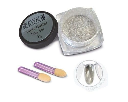 The Edge Silver Glitter Powder 1g