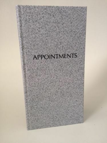 3 Column Appointment Book - Grey Quirepale