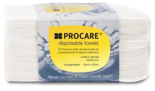 Disposable White Towels (50)