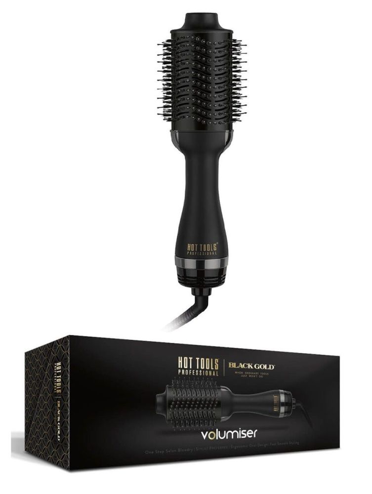 HOT TOOLS Black Gold Volumizer 2-in-1 Brush & Dryer