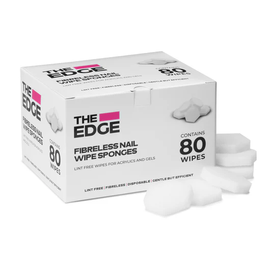 The Edge Lint Free Fibreless Sponges - 80 Wipes