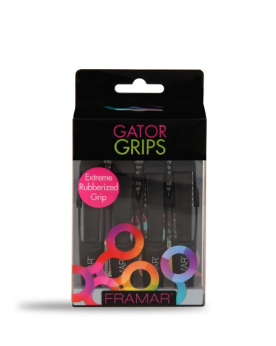 FRAMAR GATOR GRIPS BLACK (4)