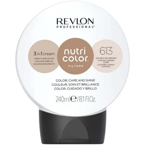 Revlon Nutri Color Filters Hair Color 613 Golden Ash Brown 240ml
