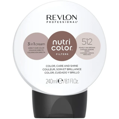Revlon Nutri Color Filters Hair Color 512 Pearly Ash Brown 240ml
