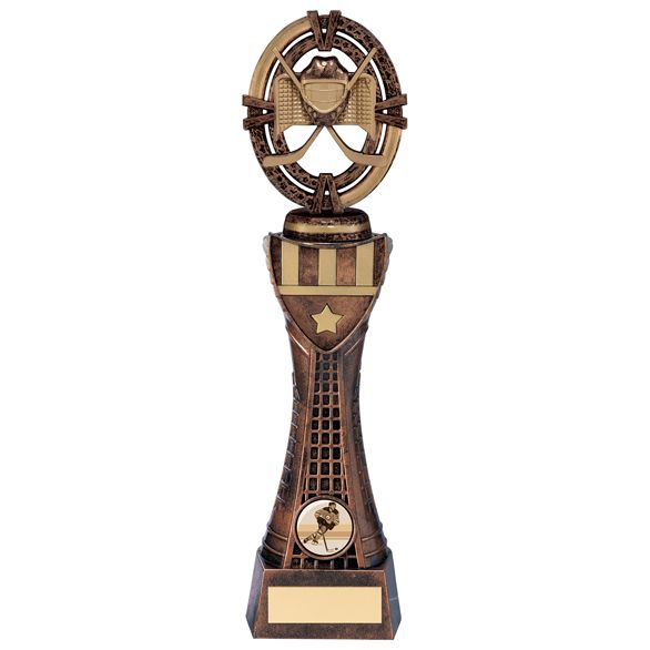 resin ice hockey trophy awarad