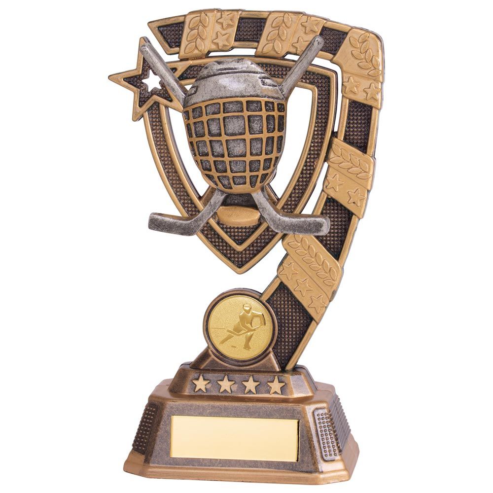 resin ice hockey trophy award