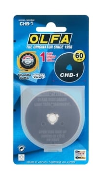 Chenille Rotary Cutter Replacement Blade Olfa CHB-1 Spare Blade Pack