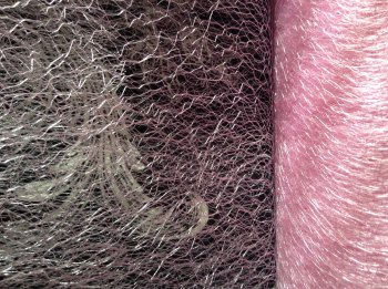 Baby Pink Spiders Web Netting Fabric Net
