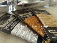 metallic threads and fabrics
